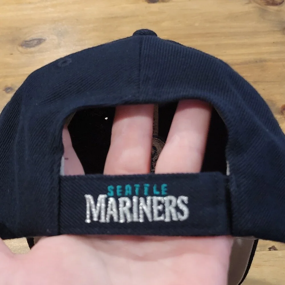 Vintage Seattle Mariners Nike Team Hat Strap Back Blue One Size Wool Blend